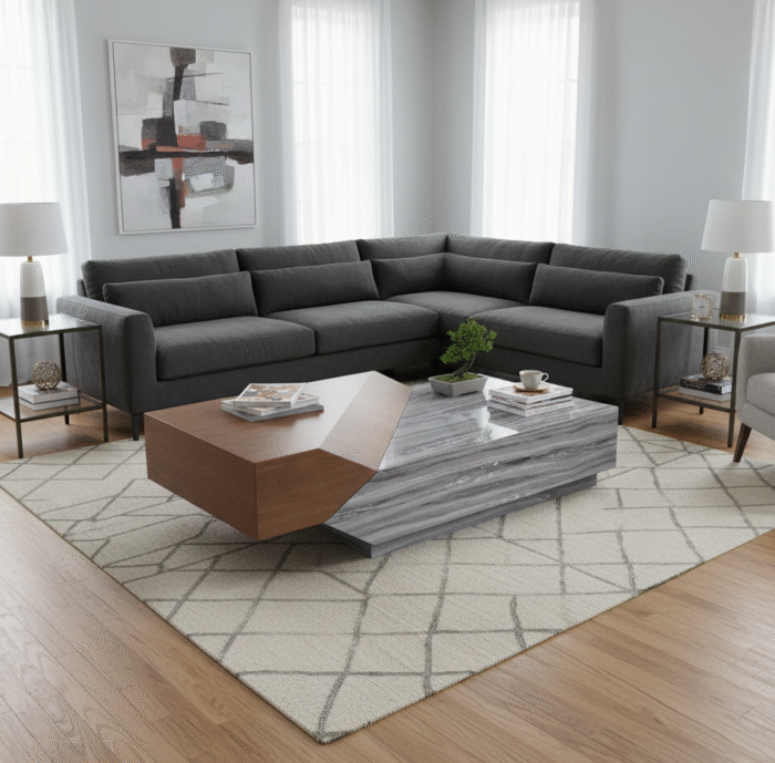 Angular Artisan Coffee Table