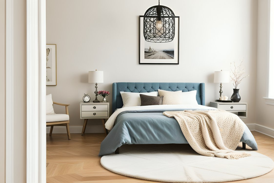 Rugs in bedroom