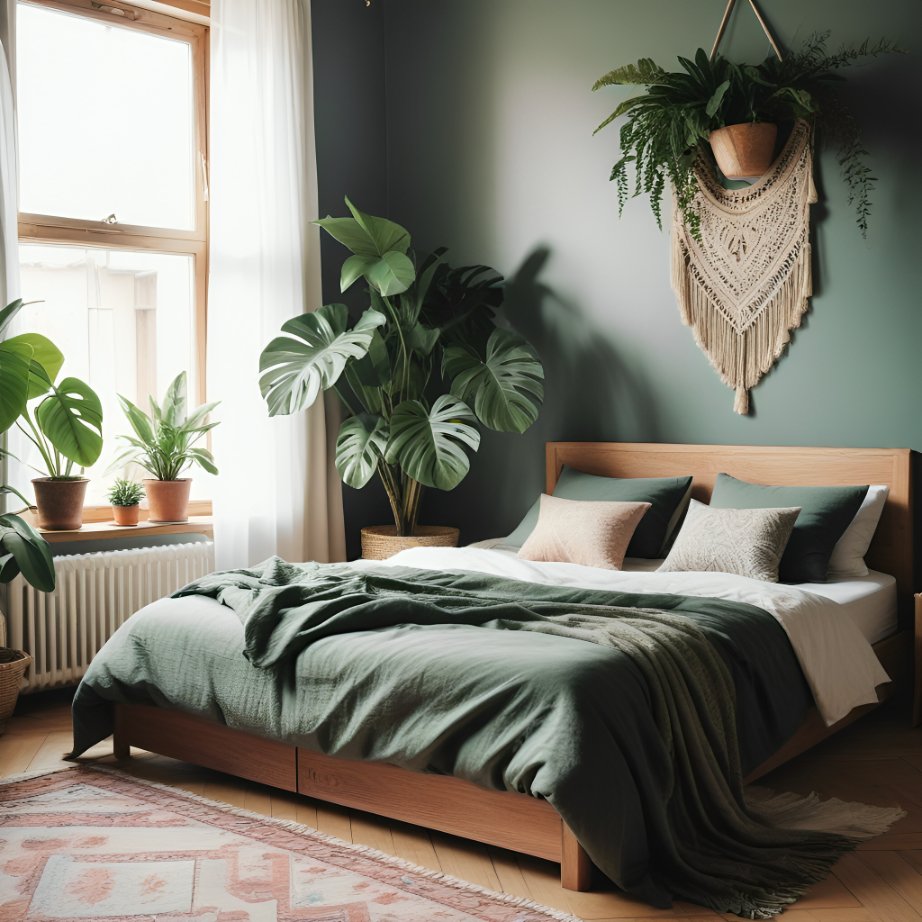 Greenery bedroom