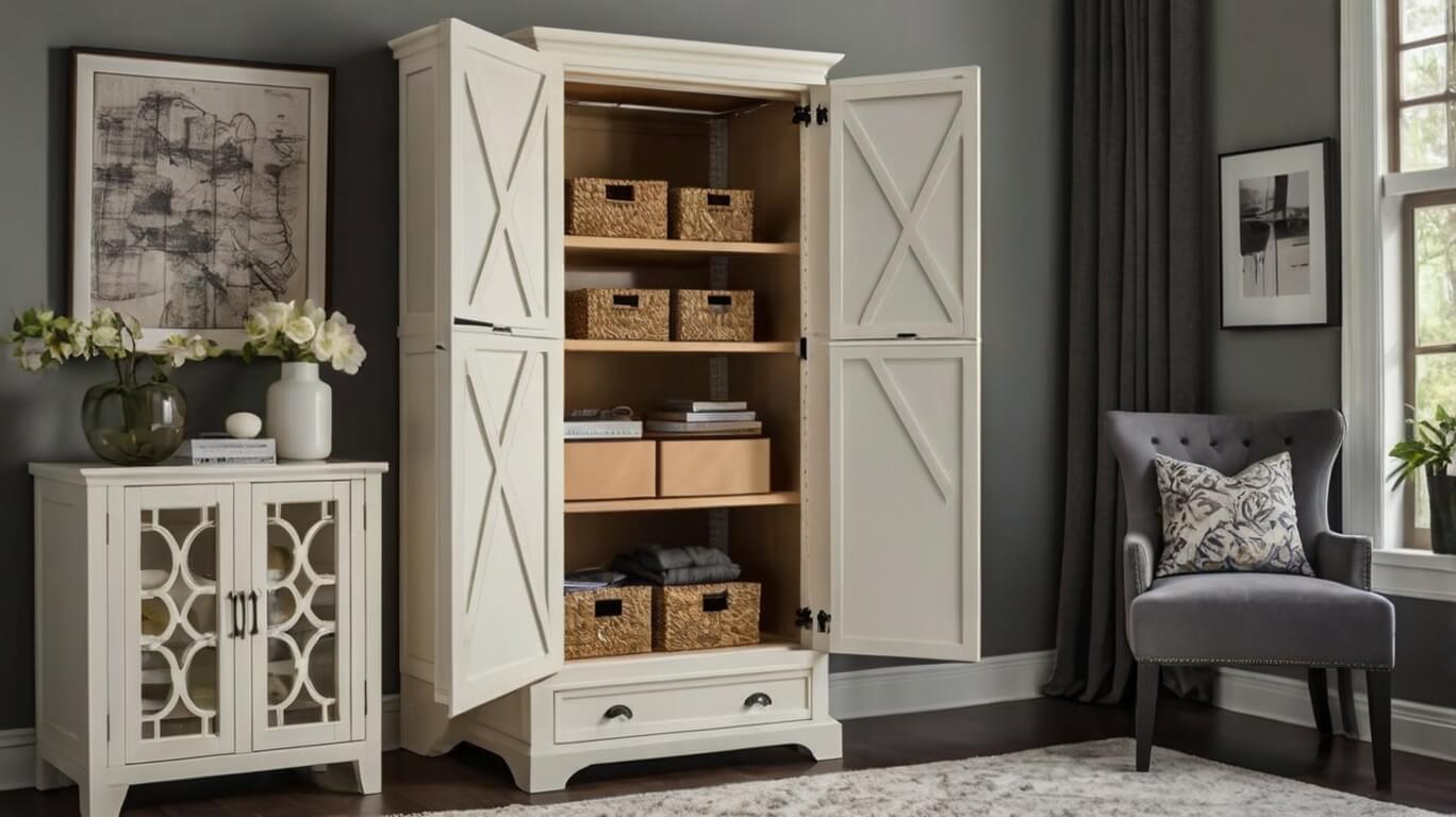 Functional storage cabinets