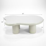 Alabaster Wave Coffee Table