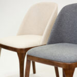 alden dining chair brown beige & grey