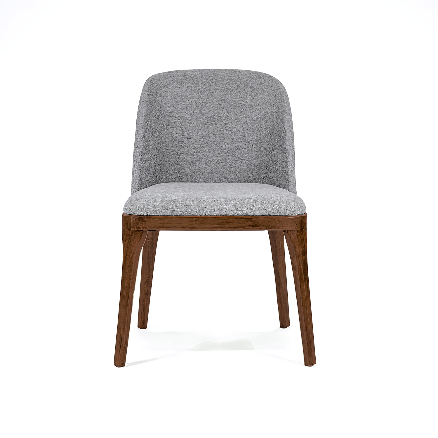 Alden Dining Chair – Gray seat with brown legs