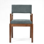 cubist dining chair grey