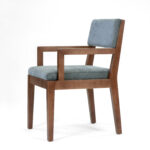 cubist dining chair grey