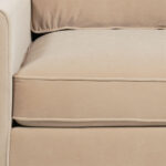 Dune Delight Accent Chairs - Sandy Shade Beige Velvet
