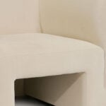 Eden Accent Chairs - Light Beige Velvet