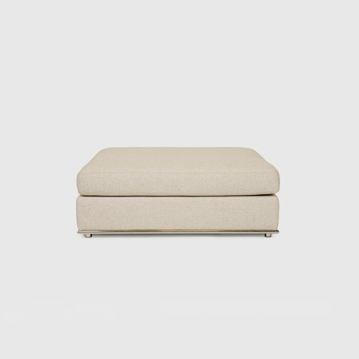 luna ottoman beige tweed