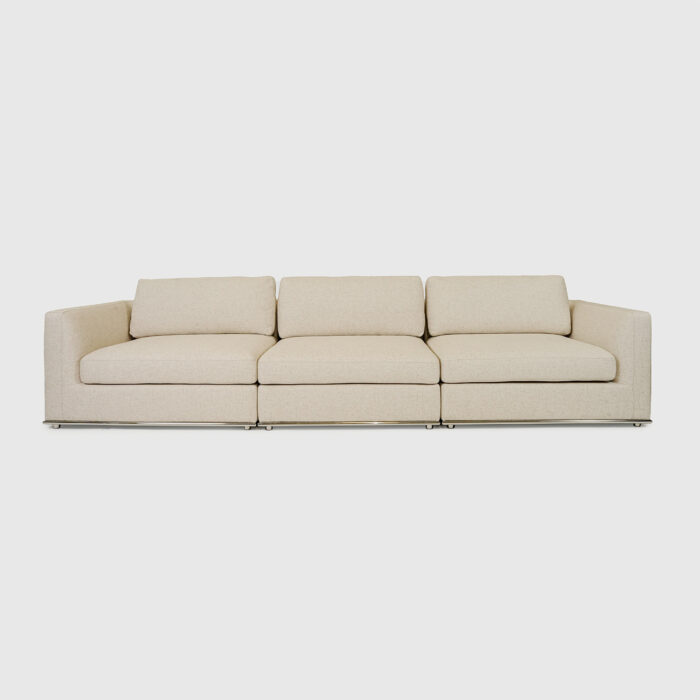 Luna Modular Sectional sofa - 3-PIECE – LEFT CORNER CHAIR + ARMLESS CHAIR + RIGHT CORNER CHAIR