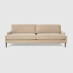 marlow 90.5 Sofa sandy shade velvet