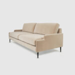 marlow 90.5 Sofa sandy shade velvet