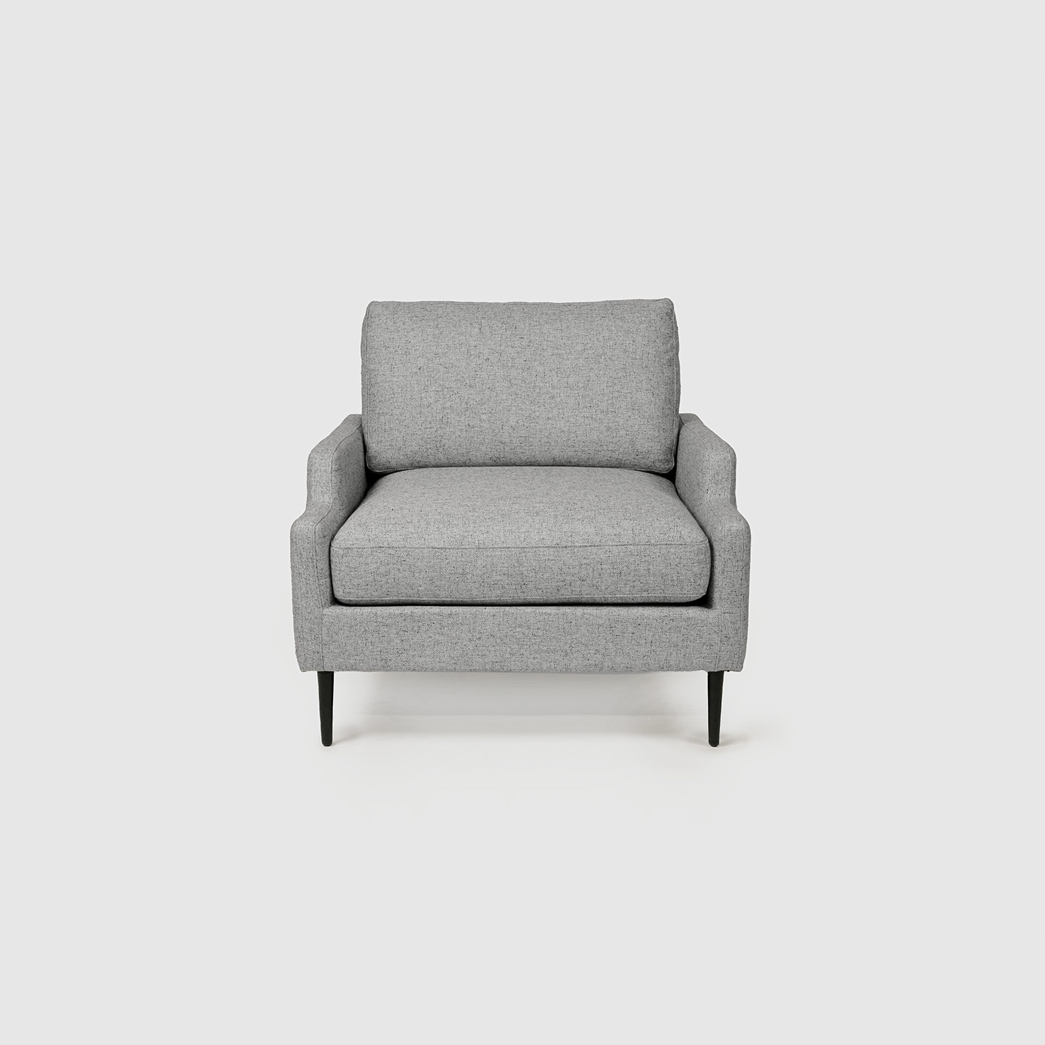 marlow accent chair grey tweed