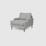 marlow accent chair grey tweed