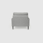 marlow accent chair grey tweed