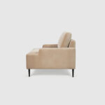 marlow accent chair sandy shade velvet