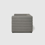 metroluxe accent chair grey boucle