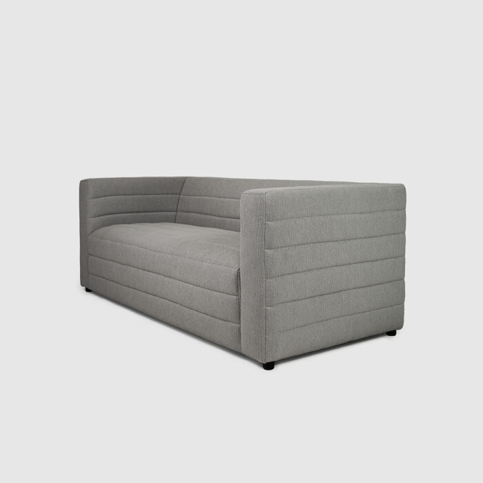 metroluxe 72.5 sofa grey boucle