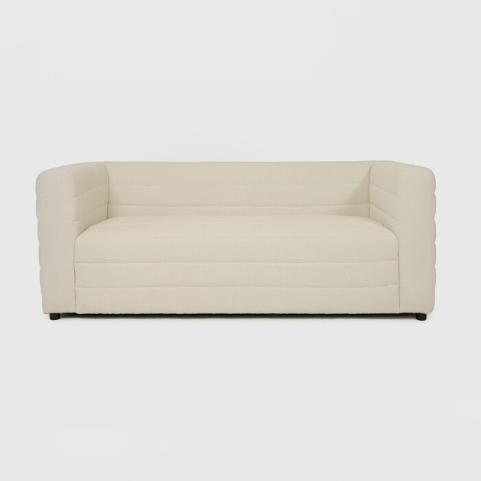 metroluxe 72.5 sofa off-white boucle