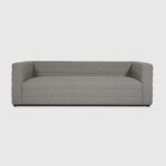 metroluxe 90.5 sofa grey boucle