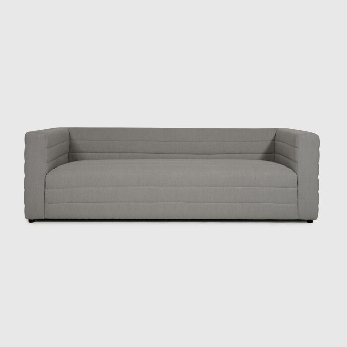 metroluxe 90.5 sofa grey boucle