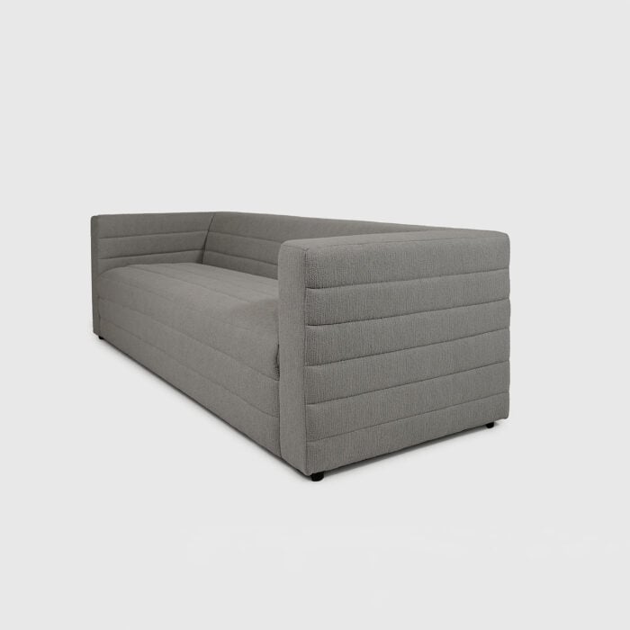 metroluxe 90.5 sofa grey boucle