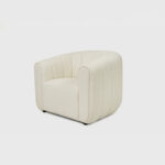 Modlux accent chair off white boucle