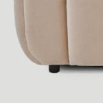 Modlux Accent Chairs - Sandy Shade Beige Velvet