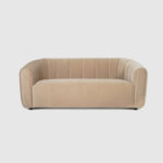 modlux 72.5 sofa sandy shade velvet