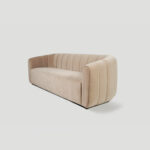 modlux 90.5 sofa sandy shade velvet