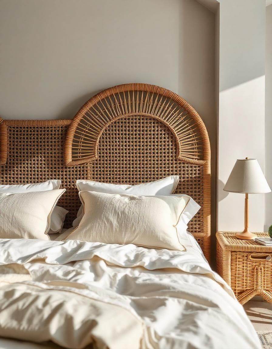 Rattan bedroom furniture