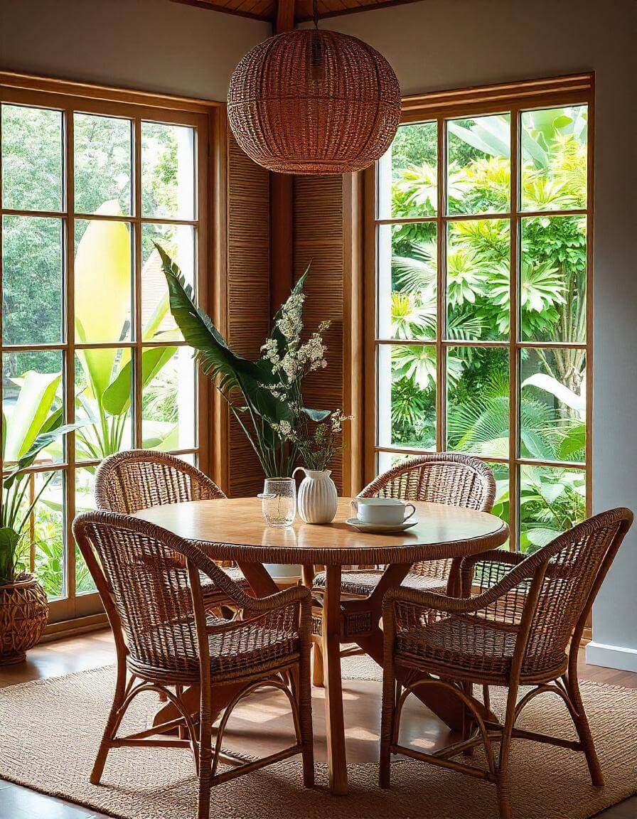 Rattan Dining room furniture