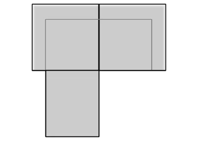 3-Piece Sectional Sofa (With Ottoman)