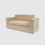 sienna 72.5 sofa sandy shade velvet