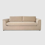 sienna 90.5 sofa sandy shade velvet