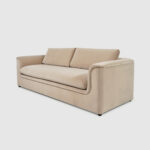 sienna 90.5 sofa sandy shade velvet