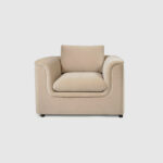 sienna accent chair sandy shade velvet